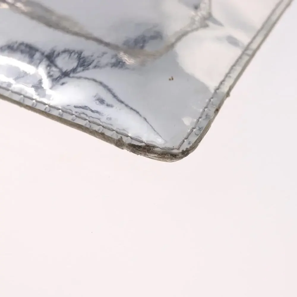 Louis Vuitton Monogram Miroir Pochette Platt Accessory Pouch Silver